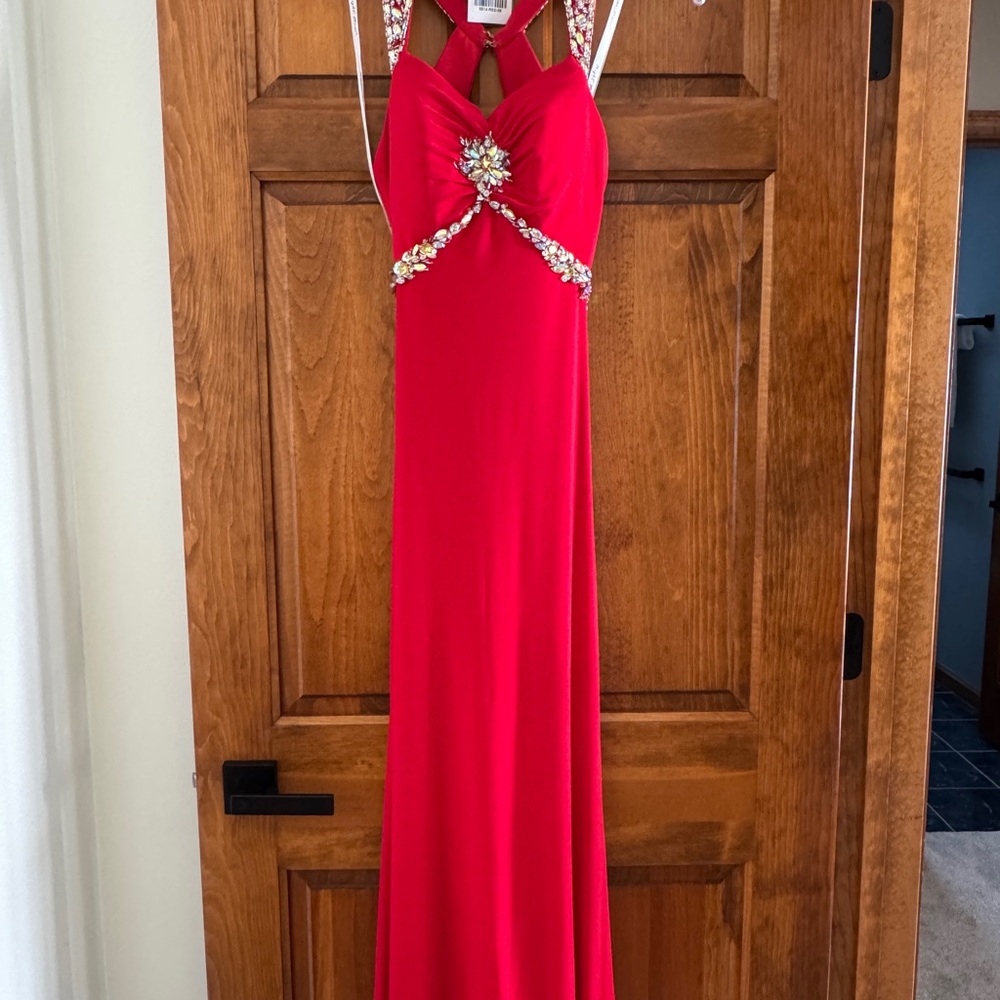 Elegant Red Prom/Evening Gown
